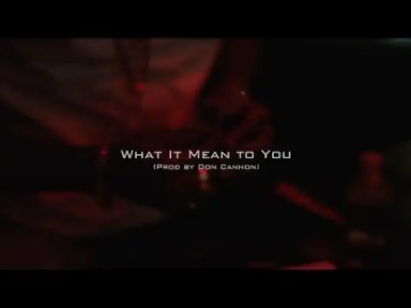 Video: Currensy - What It Mean